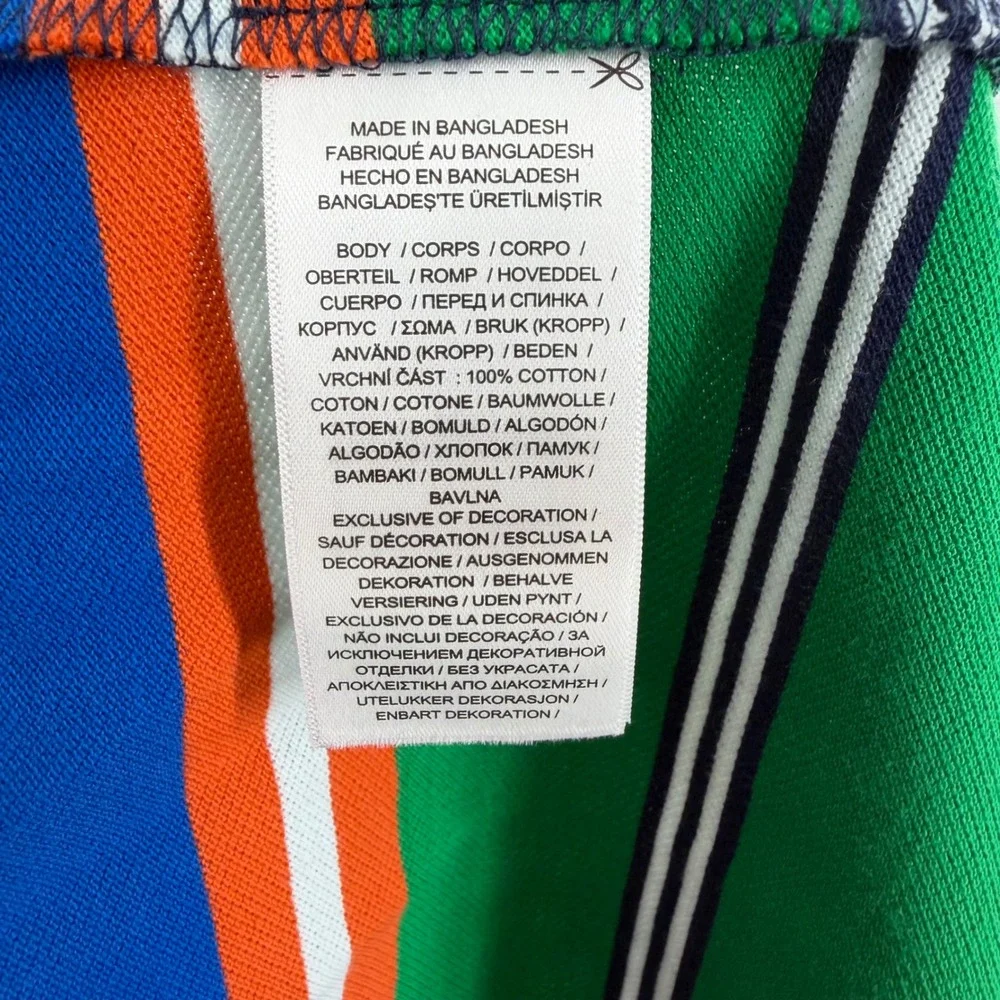 Polo Ralph Lauren Mens XL Classic Fit Striped Cotton Mesh Polo Shirt Multi Color